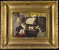 KS 135
<br/>
De pianoles
<br/>
<em>Ronner-Knip, Henriëtte (1821-1909)</em>